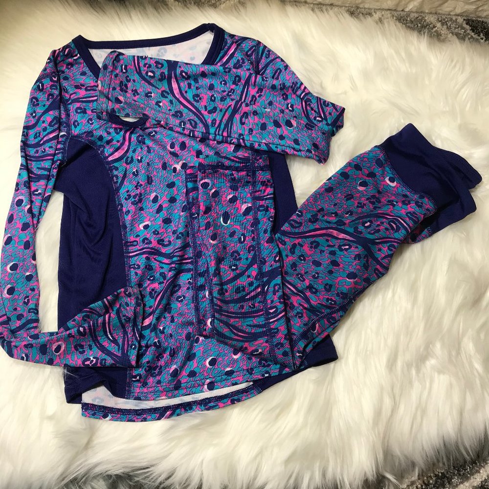 Danskin now 2 piece girls outfit S 6/6X